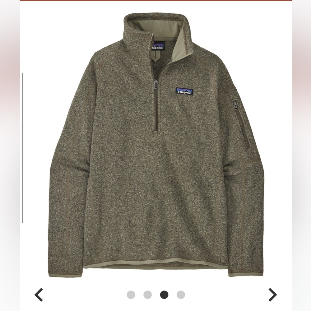 Patagonia Women's Better Sweater1/4-Zip Fleece River Rock Green Size M *Like New